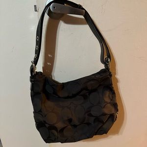 Coach Black Shoulder Bag